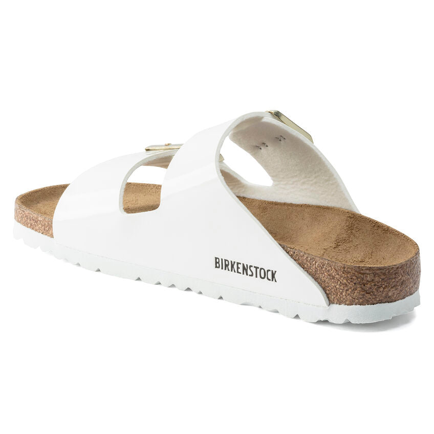 BIRKENSTOCK- WOMEN'S ARIZONA BIRKO-FLOR PATENT SANDAL