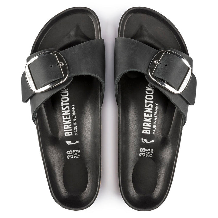 BIRKENSTOCK- WOMEN'S MADRID BIG BUCKLE OILED LEATHER SANDAL