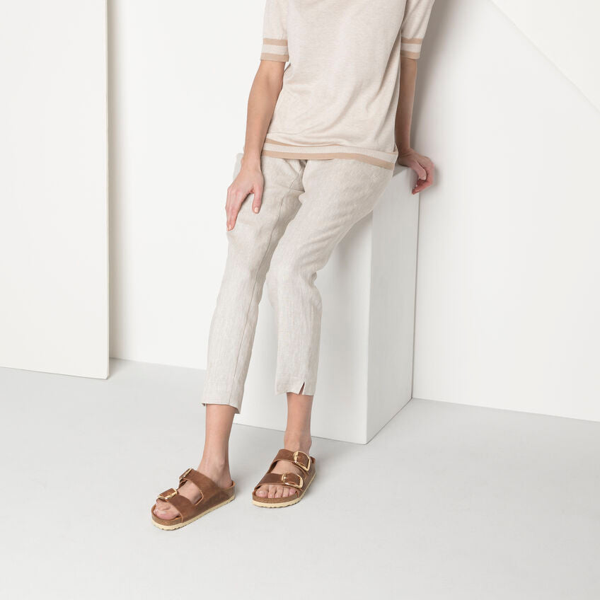 BIRKENSTOCK - WOMEN'S ARIZONA BIG BUCKLE OILED LEATHER SANDAL