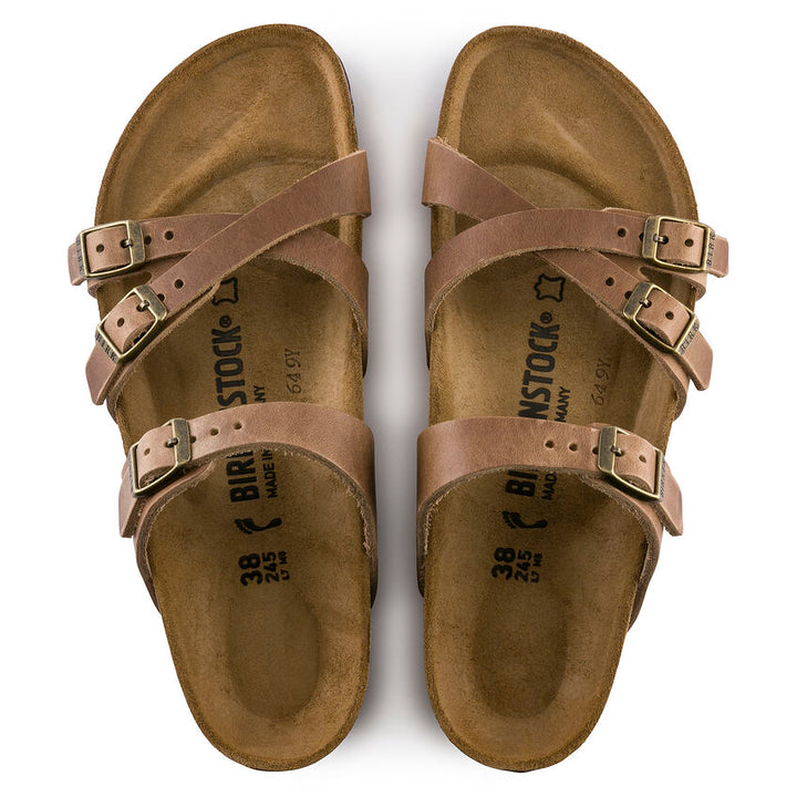 BIRKENSTOCK- UNISEX FRANCA SANDAL TABACCO BROWN