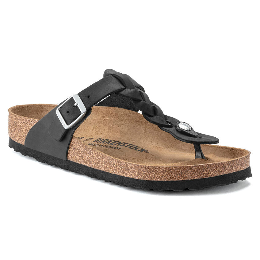 BIRKENSTOCK- WOMEN'S GIZEH OILED LEATHER SANDAL