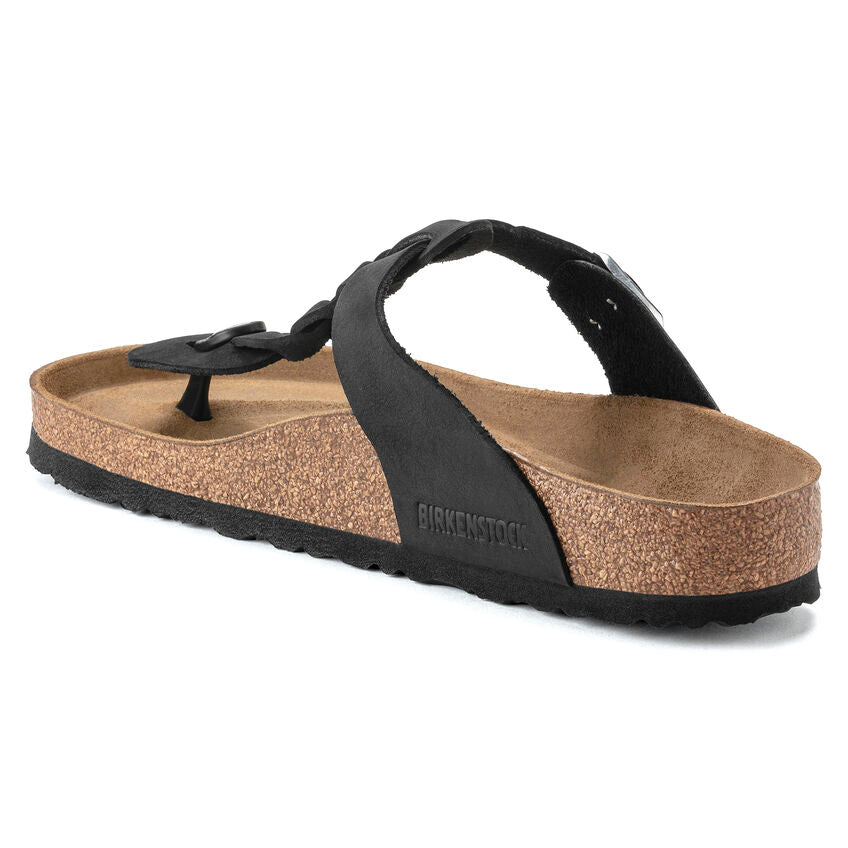 BIRKENSTOCK- WOMEN'S GIZEH OILED LEATHER SANDAL
