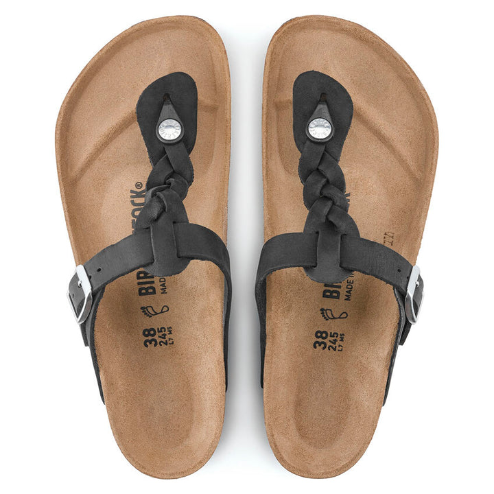 BIRKENSTOCK- WOMEN'S GIZEH OILED LEATHER SANDAL