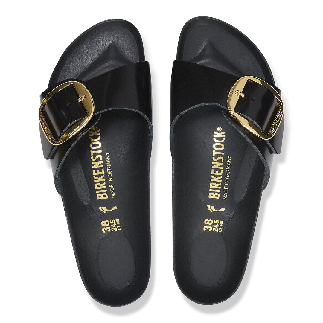 BIRKENSTOCK - MADRID BB HIGH SHINE LEATHER SANDAL