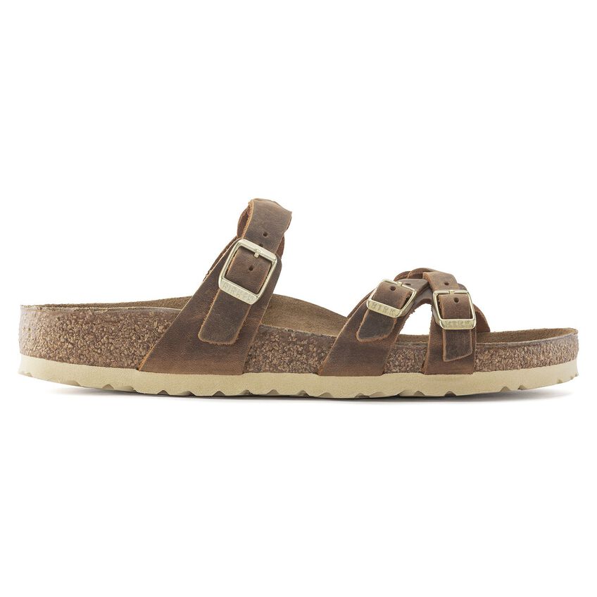 BIRKENSTOCK- WOMEN'S FRANCA BRAIDED OILED LEATHER SANDAL