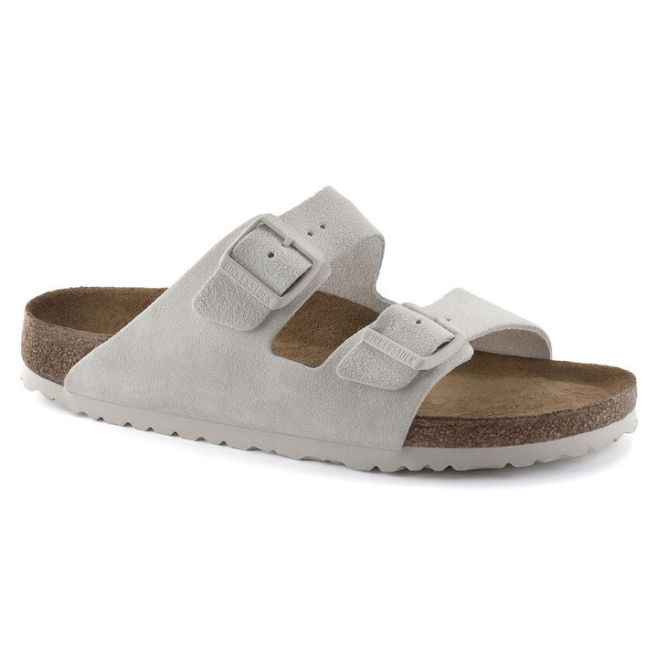 BIRKENSTOCK- WOMEN'S ARIZONA SOFT FOOTBED SUEDE LEATHER SANDAL