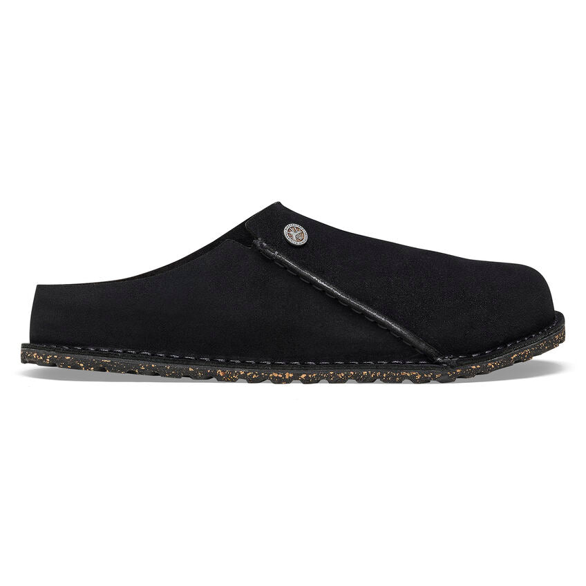 BIRKENSTOCK- LADIES ZERMATT SUEDE LEATHER SHOE BLACK