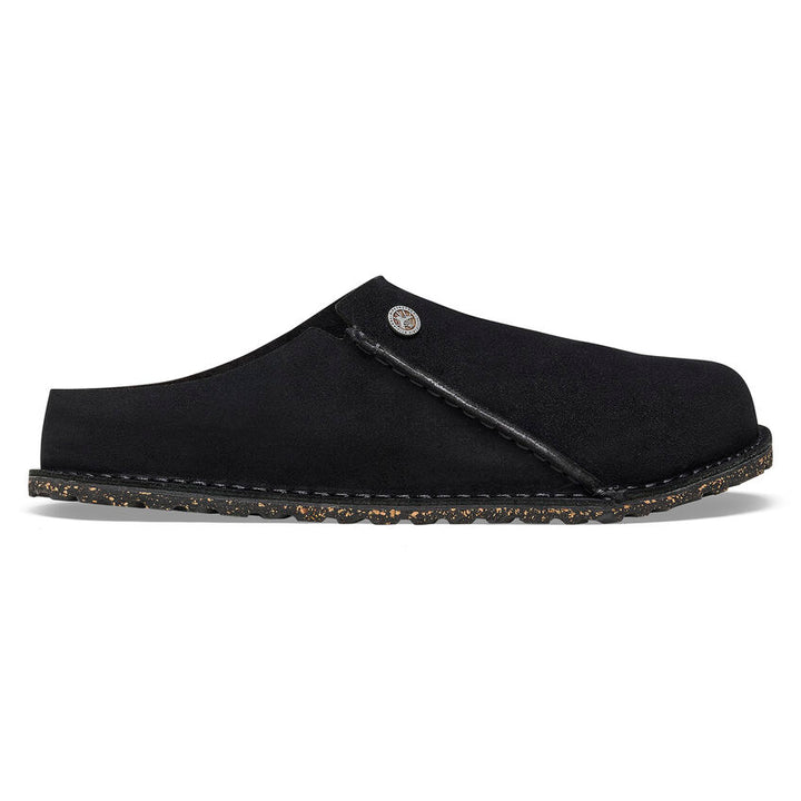 BIRKENSTOCK- LADIES ZERMATT SUEDE LEATHER SHOE BLACK