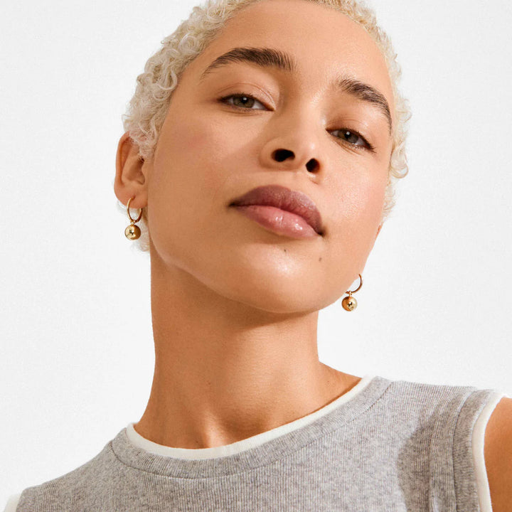 PILGRIM - Earrings : Air : Gold Plated -