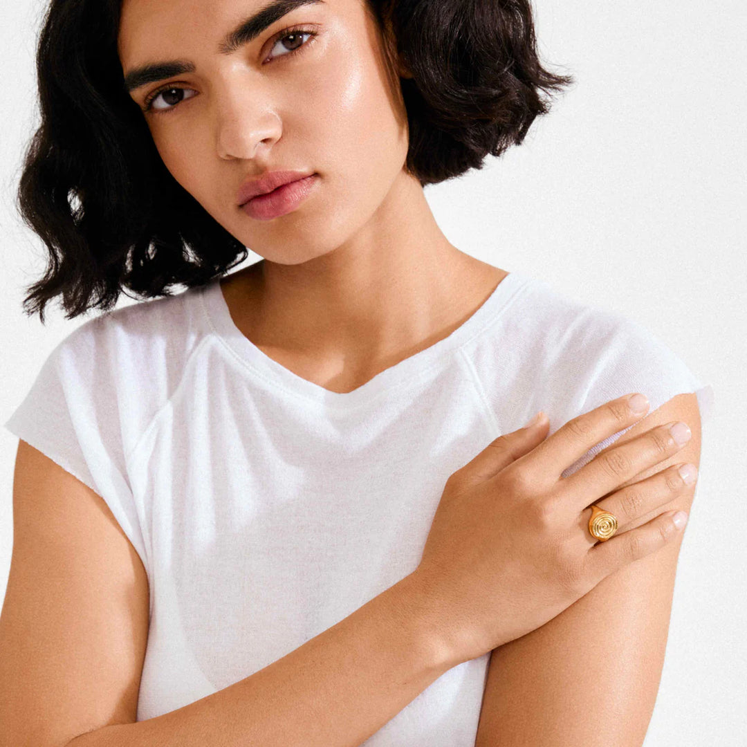 PILGRIM - (W) Ring : Air : Gold Plated - Gold Plated