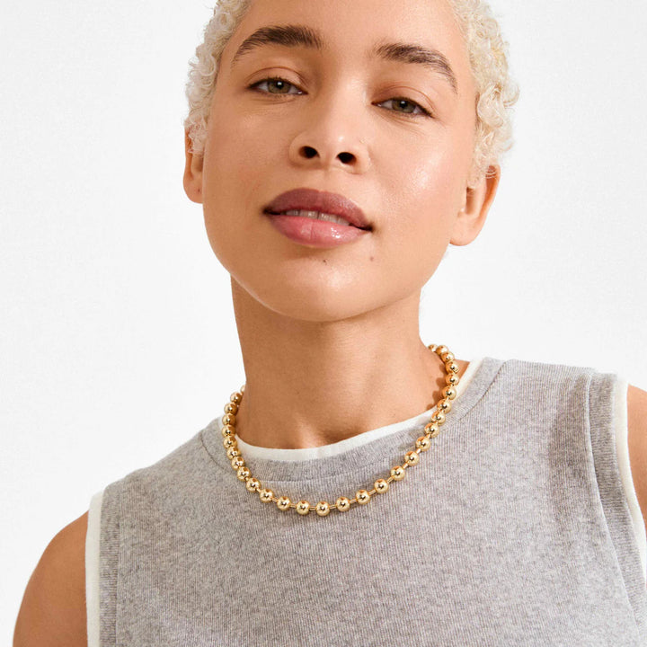 PILGRIM - Necklace : Air : Gold Plated - Gold Plated