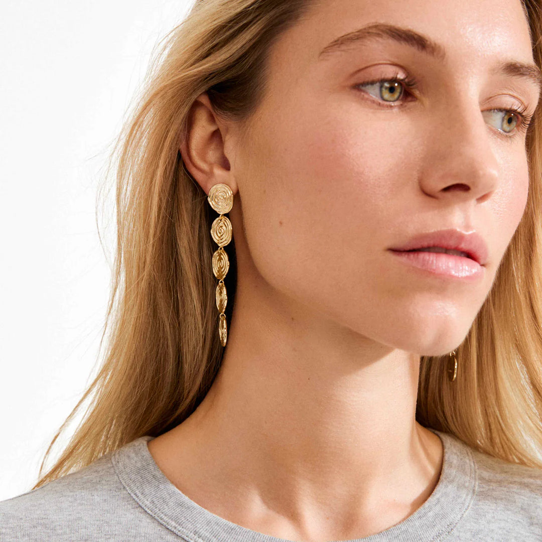 PILGRIM - *Earrings : Air : Gold Plated - Gold Plated