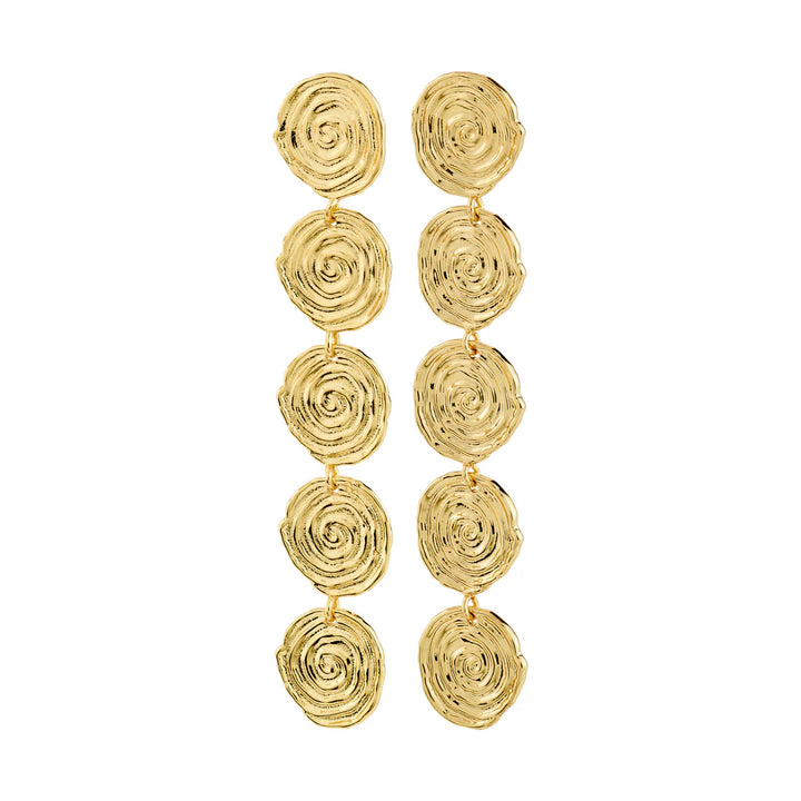 PILGRIM - *Earrings : Air : Gold Plated - Gold Plated