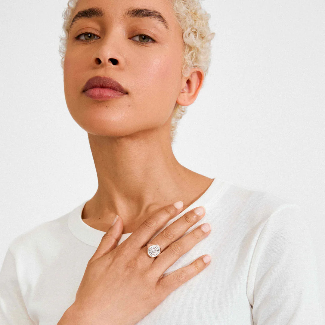 PILGRIM - (W) Ring : Air : Silver Plated - Silver Plated