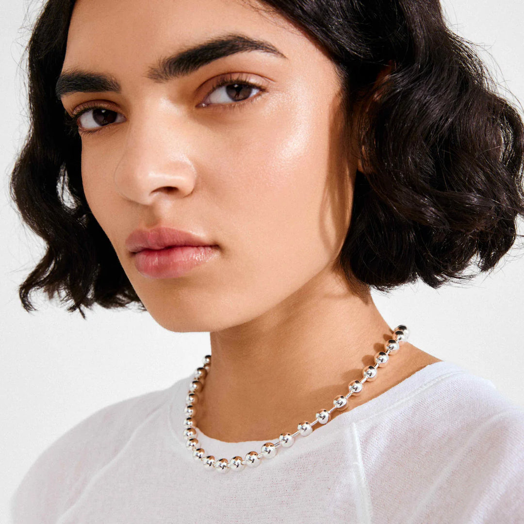 PILGRIM - Necklace : Air : Silver Plated - Silver Plated