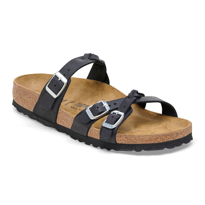 BIRKENSTOCK- WOMEN'S FRANCA BRAIDED OILED LEATHER SANDAL