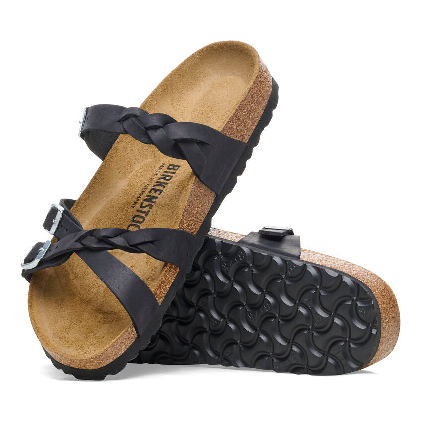 BIRKENSTOCK- WOMEN'S FRANCA BRAIDED OILED LEATHER SANDAL