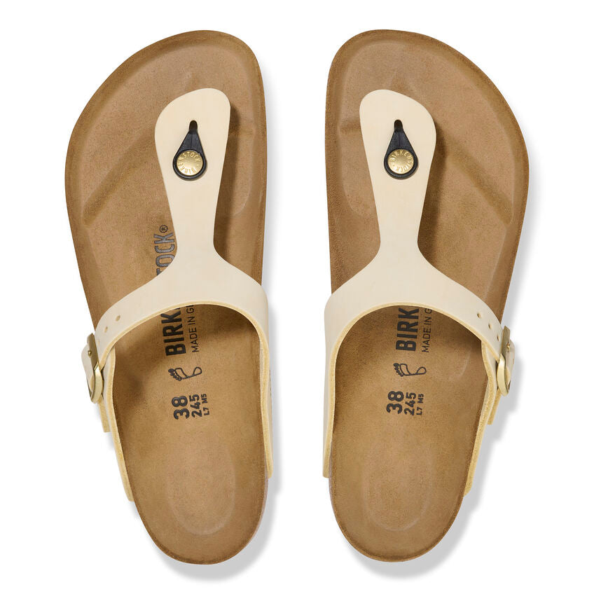 BIRKENSTOCK- WOMEN'S GIZEH NUBUCK LEATHER SANDAL
