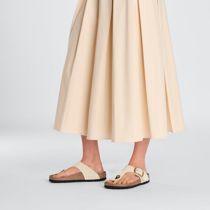 BIRKENSTOCK- WOMEN'S GIZEH BIG BUCKLE NUBUCK LEATHER SANDAL