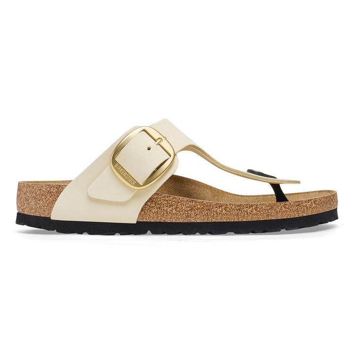 BIRKENSTOCK- WOMEN'S GIZEH BIG BUCKLE NUBUCK LEATHER SANDAL