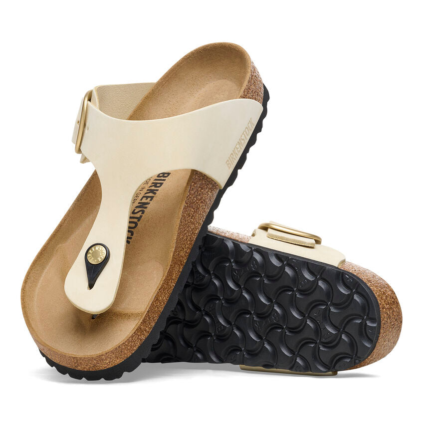 BIRKENSTOCK- WOMEN'S GIZEH BIG BUCKLE NUBUCK LEATHER SANDAL
