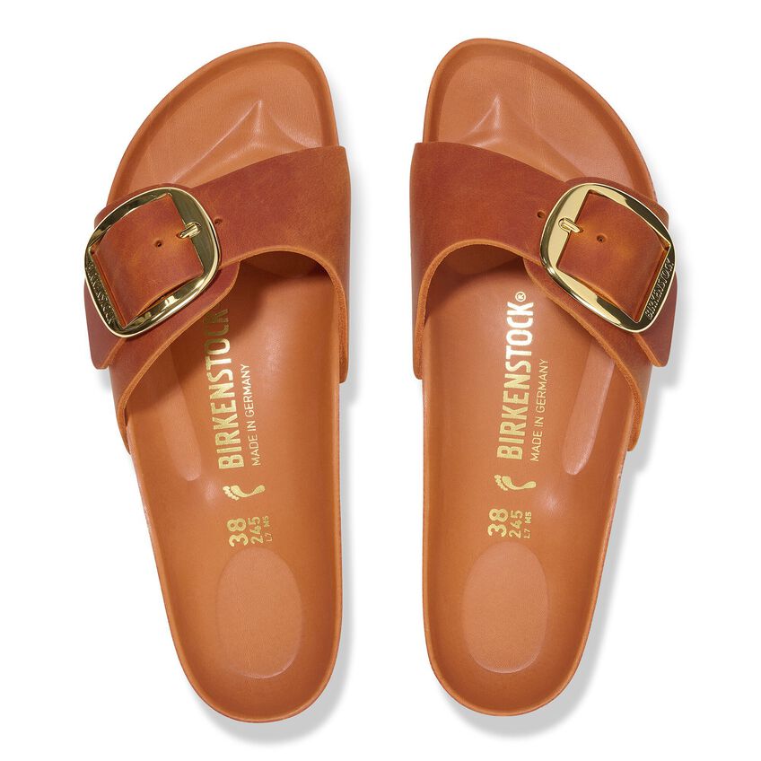 BIRKENSTOCK- WOMEN'S MADRID OILED LEATHER BIG BUCKLE SANDAL