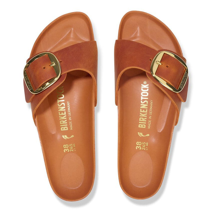 BIRKENSTOCK- WOMEN'S MADRID OILED LEATHER BIG BUCKLE SANDAL