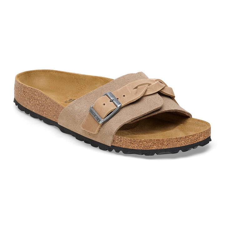 BIRKENSTOCK- WOMEN'S OITA BRAIDED SUEDE LEATHER SANDAL