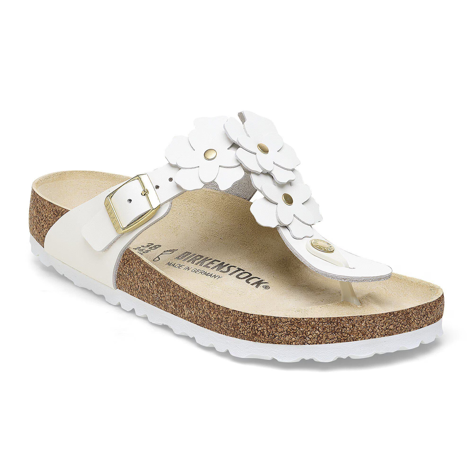 BIRKENSTOCK - GIZEH LEATHER FLOWERS SANDAL