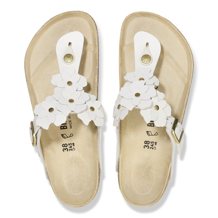 BIRKENSTOCK - GIZEH LEATHER FLOWERS SANDAL