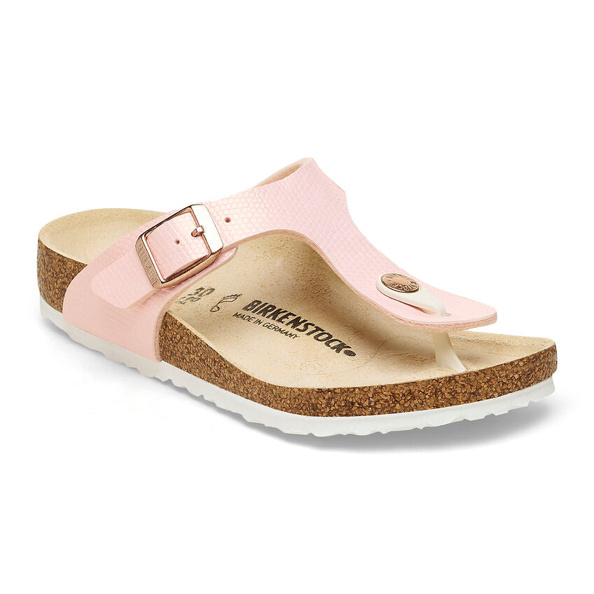 BIRKENSTOCK- KIDS GIZEH BF BIRKO-FLOR EMBOSSED SANDAL
