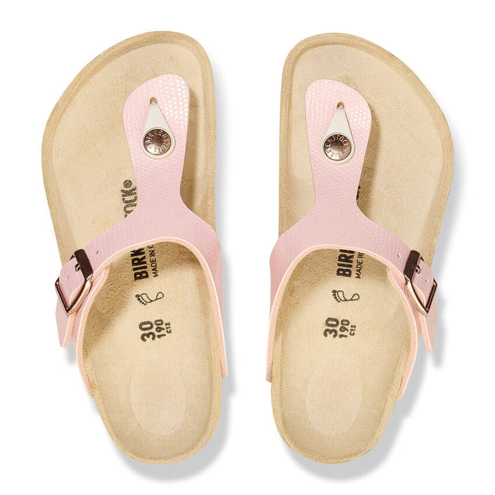 BIRKENSTOCK- KIDS GIZEH BF BIRKO-FLOR EMBOSSED SANDAL