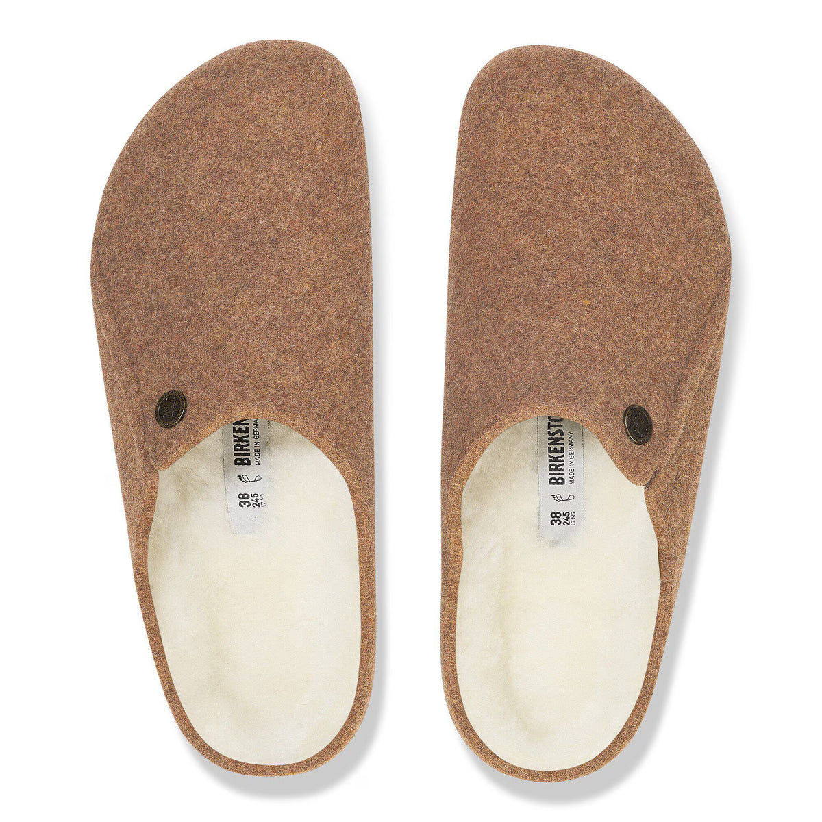 BIRKENSTOCK - ZERMATT SHEARLING FELT SLIPPER