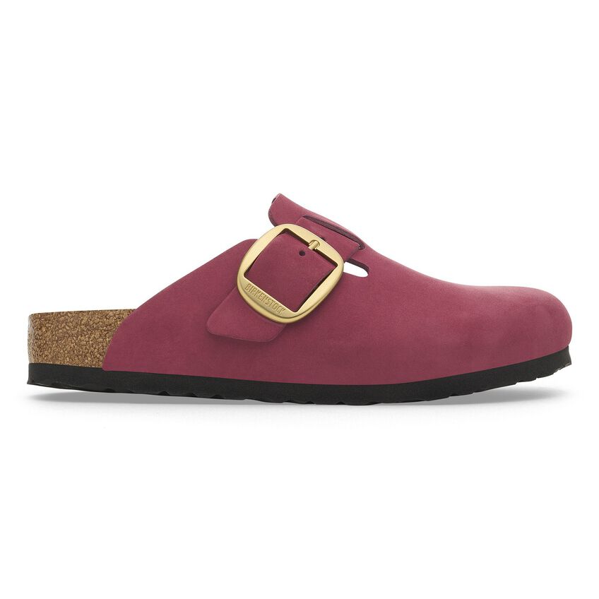 BIRKENSTOCK- WOMEN'S BOSTON NUBUCK LEATHER BIG BUCKLE SHOE