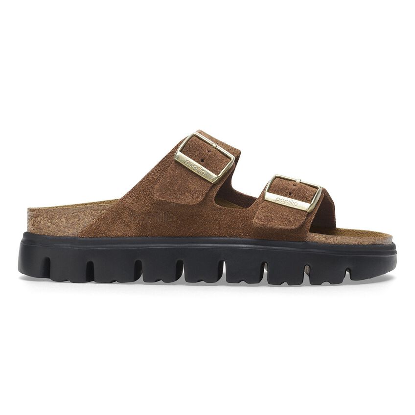 BIRKENSTOCK- WOMEN'S ARIZONA CHUNKY SUEDE LEATHER SANDAL