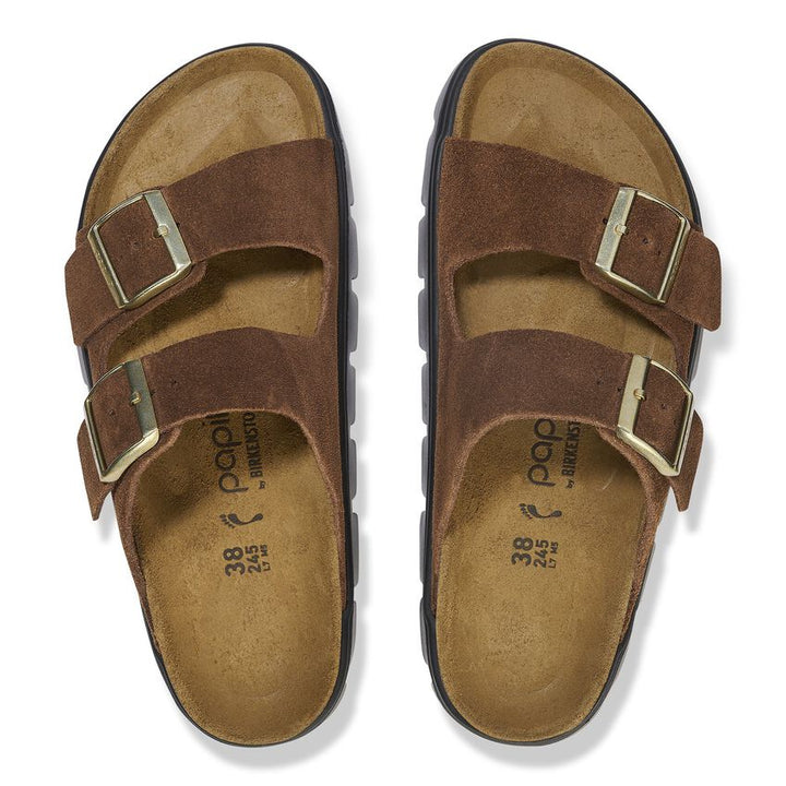 BIRKENSTOCK- WOMEN'S ARIZONA CHUNKY SUEDE LEATHER SANDAL