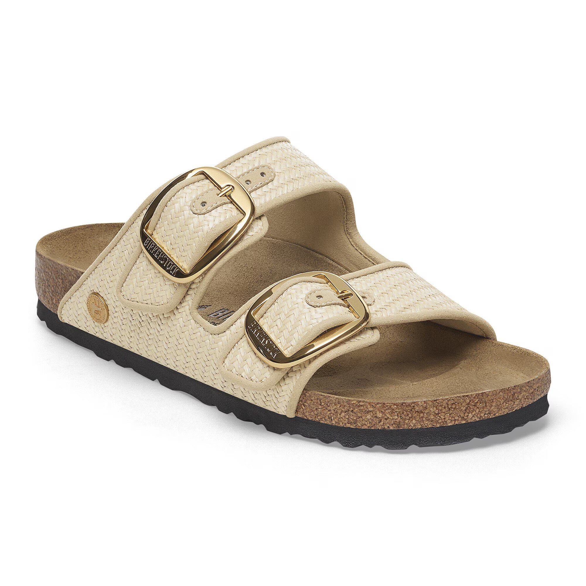 BIRKENSTOCK - ARIZONA BIG BUCKLE TEX RAFFIA SANDAL
