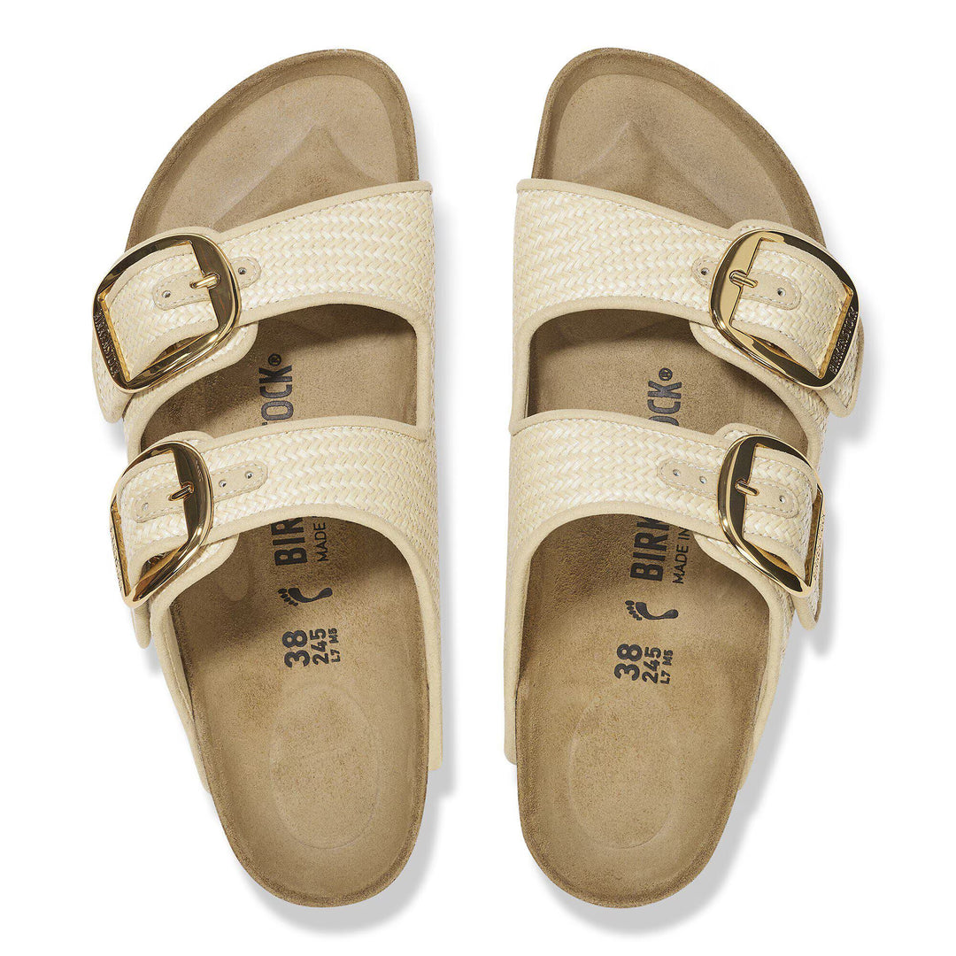 BIRKENSTOCK - ARIZONA BIG BUCKLE TEX RAFFIA SANDAL