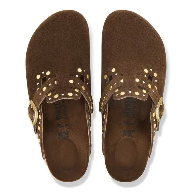 BIRKENSTOCK - BOSTON RIVET SUEDE CARAFE TONAL