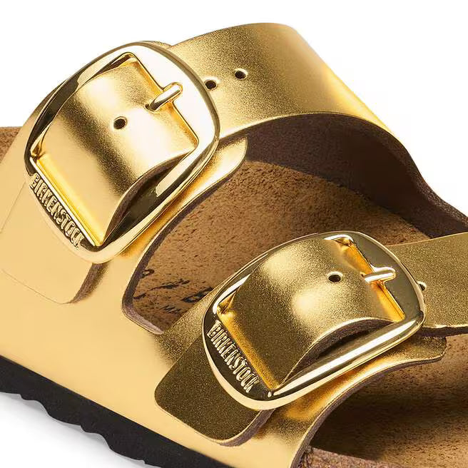 BIRKENSTOCK - ARIZONA BB LEATHER METALLIC SANDAL