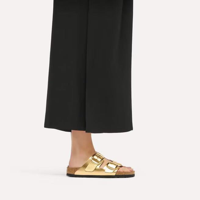 BIRKENSTOCK - ARIZONA BB LEATHER METALLIC SANDAL