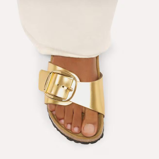 BIRKENSTOCK - MADRID BB LEATHER METALLIC SANDAL