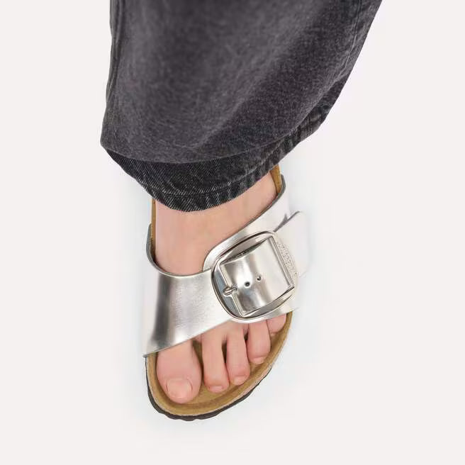 BIRKENSTOCK - MADRID BB LEATHER METALLIC SANDAL