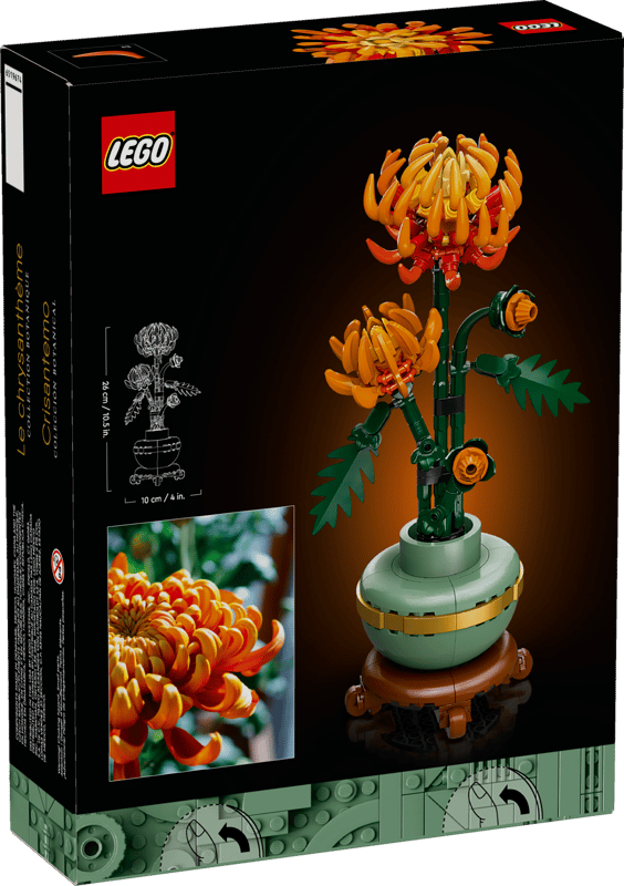 LEGO - 10368 - BOTANICAL COLLECTION -
CHRYSANTHEMUM - 278PCS