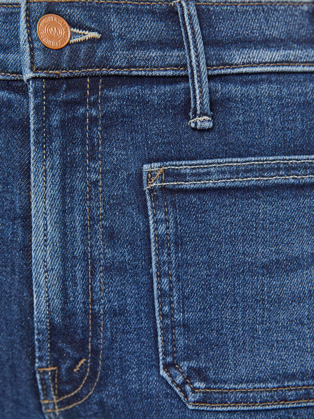 MOTHER - WOMEN'S HUSTLER ROLLER PATCH DENIM