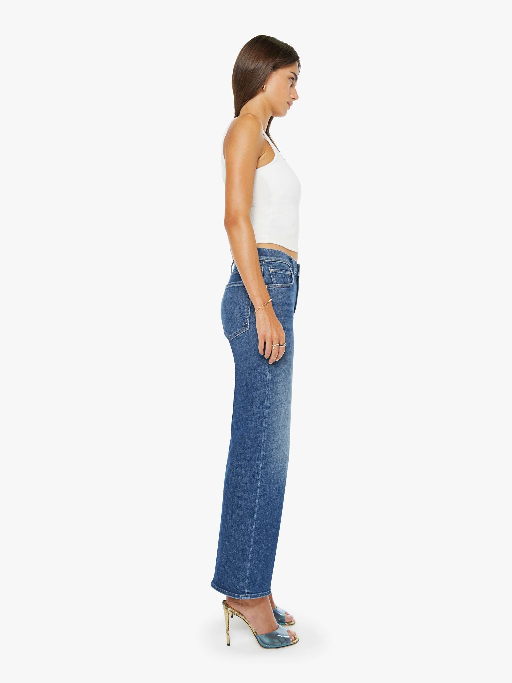 MOTHER - MID RISE RAMBLER ZIP ANKLE