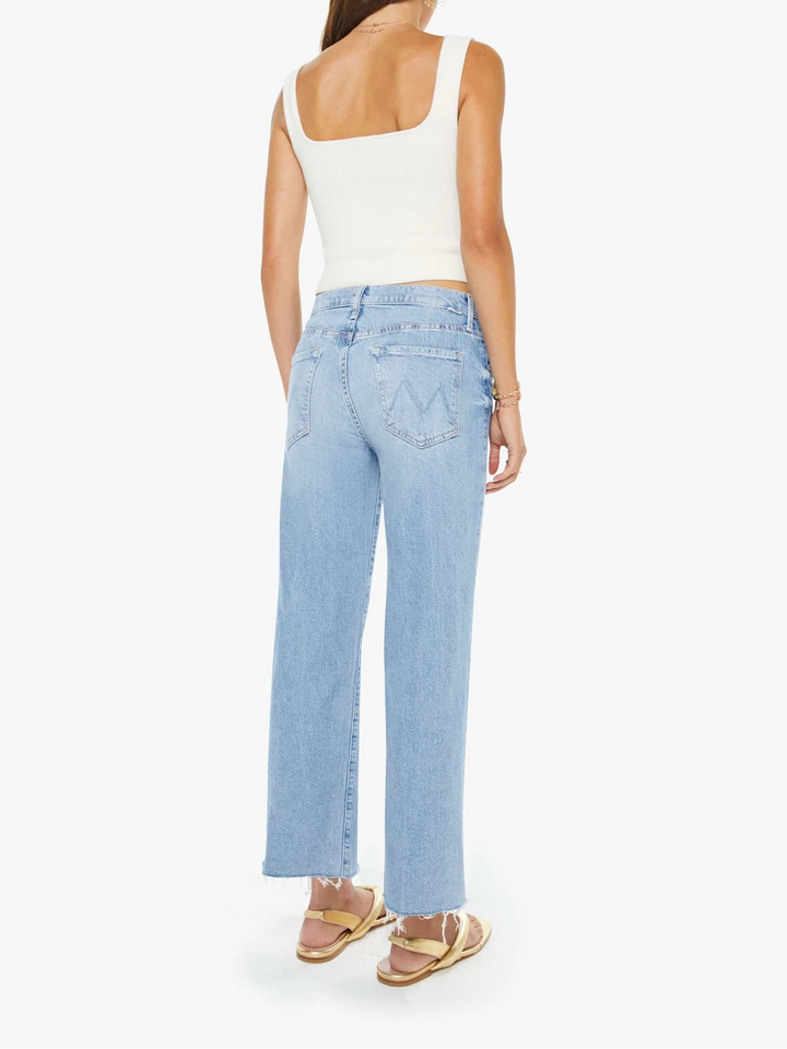 MOTHER - WOMEN'S MID RISE RAMBLER ZIP ANKLE DENIM