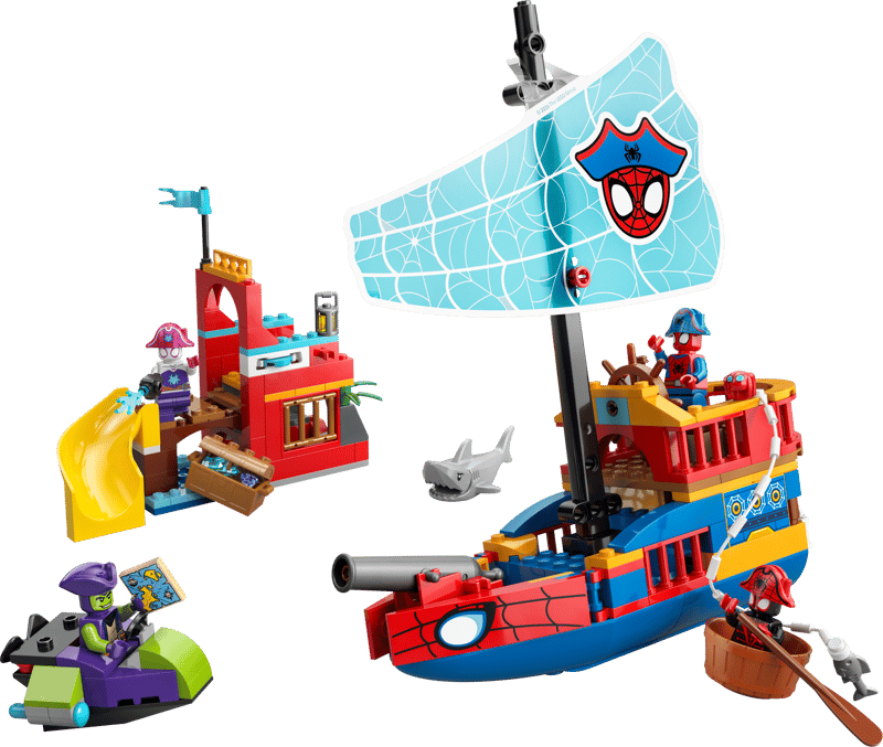 LEGO - 11208 - MARVEL - TEAM SPIDEY PIRATE SHIP - 201PCS