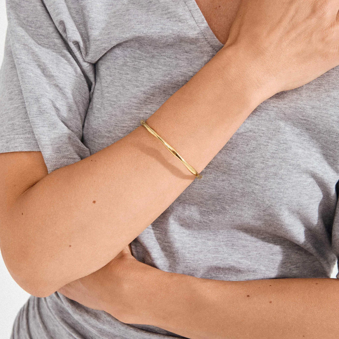 PILGRIM - HAZE BANGLE GOLD-PLATED