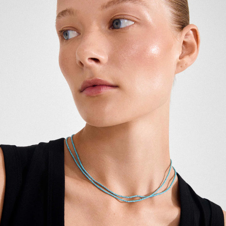PILGRIM - HAZE NECKLACES 2-IN-1 SET, BLUE/GOLD-PLATED
- GOLD PLATED